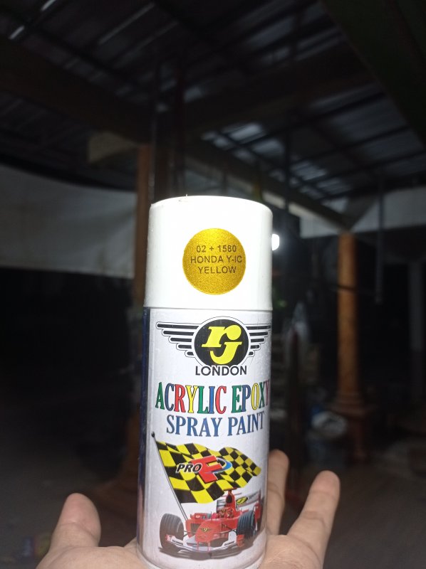 Pilok kecil 02 + 1580 honda Y-ic yellow
