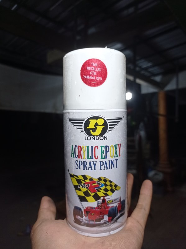 Pilok besar 1108 metallic ctm yamaha red