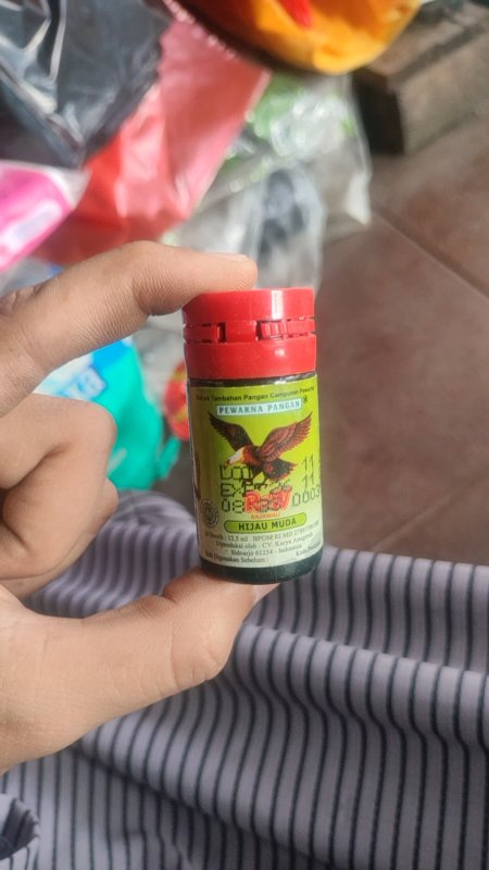 Pewarna Makanan Hijau Muda