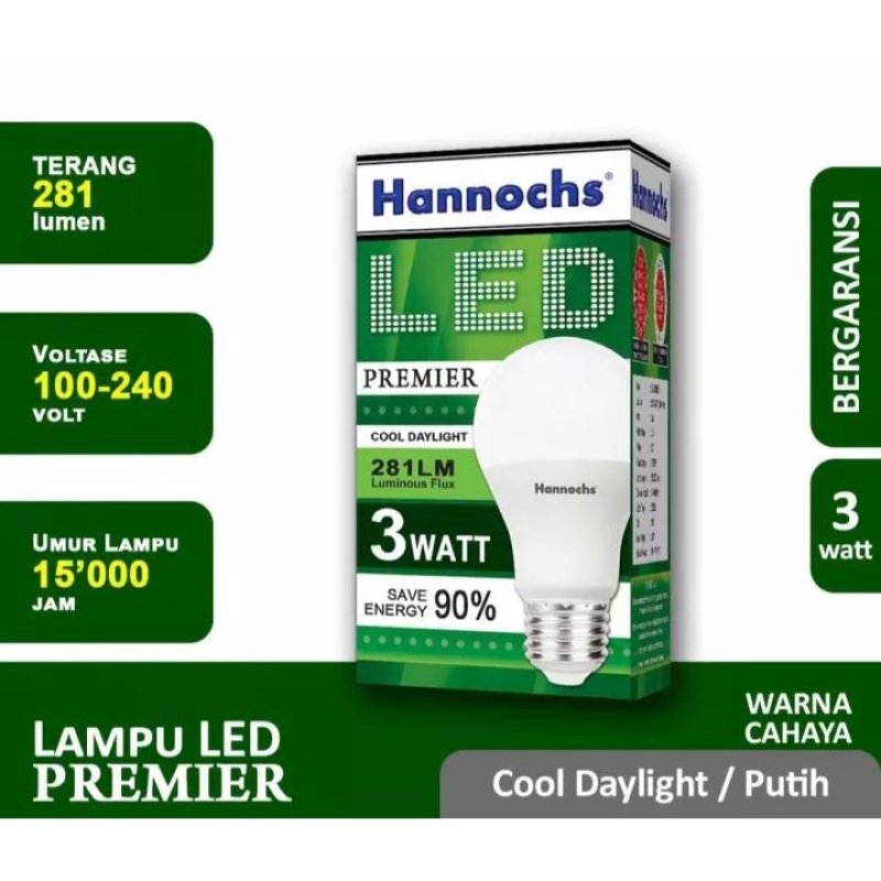 lampu hannochs primare 3 w