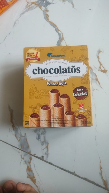 Chocolatos Wafer Roll Isi24